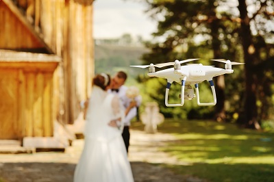 film mariage drone