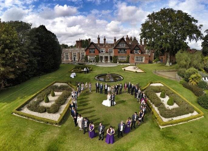 mariage drone coeur